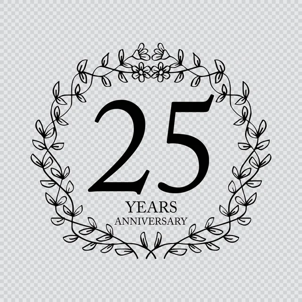 Diseño Del Logo Aniversario — Vector de stock