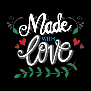 Aşk ile yaptı. Motivasyonel teklif.