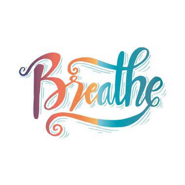 El yazısı kaligrafi salın. İlham verici alıntı.