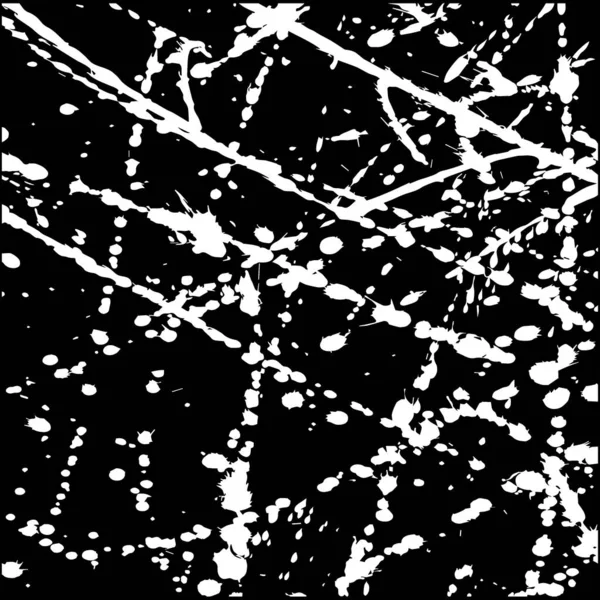 Abstract Zwarte Inkt Splatter Achtergrond — Stockvector