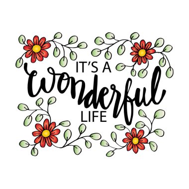 Harika bir hayat. El Yazısı.