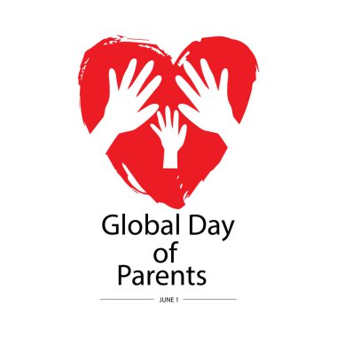 Genel Ebeveynler Günü vektör illüstrasyonu