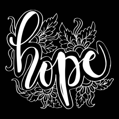 Mektup tasarımı, çiçeklerle umut.