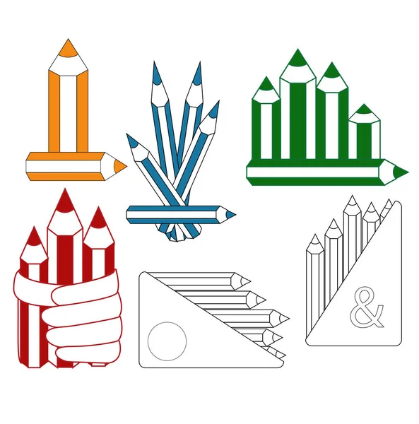 Kalem dekoru. Logo, pankart, kart. Manşet için örnek. Takvim, broşür, kitapçık. Bilgi Grafikleri