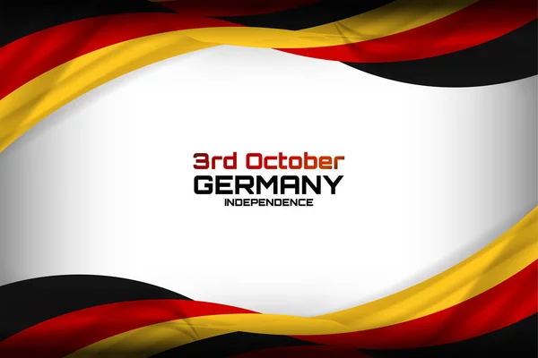 Bağımsızlık günü ve diğer olaylar, vektör çizim için Almanya renk bayrak kavramı arka plan