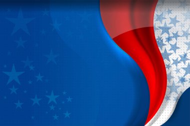 ABD renk bayrağı bağımsızlık, Gaziler, işgücü, Anıt, ulusal gün ve Etkinlikler için kavramı arka plan, vektör illüstrasyon tasarım