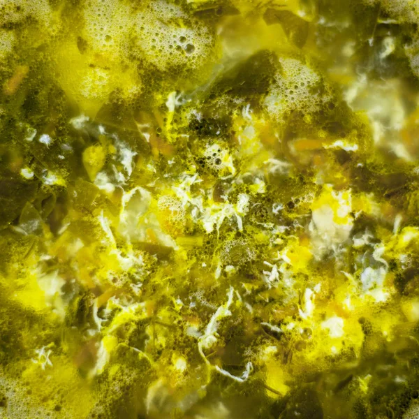 Летнее Меню Зеленый Соррель Суп Яйцами Традиционный Русский Суп Соломой — стоковое фото