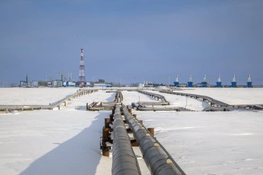 Gaz boru hatları, vinç ve gaz ve petrol taşımacılığı, gaz işleme tesisi, benzin güçlendirici kompresör istasyonu için borular,