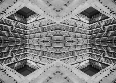 Arka plan basamaklı piramit. Stepwells