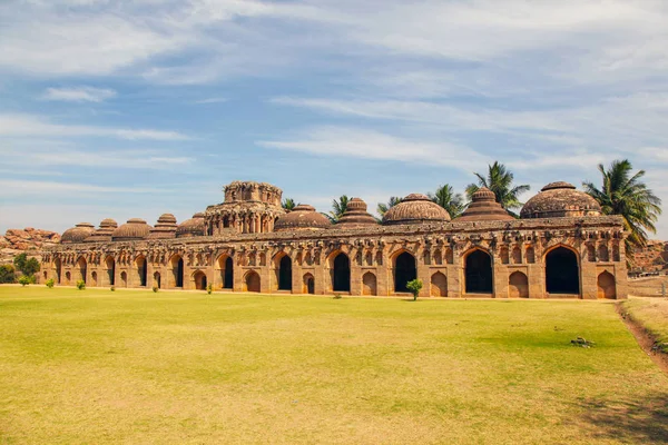 Karnataka Hampi India Ruinas Ciudad Vijayanagar Casa Del Elefante — Foto de Stock