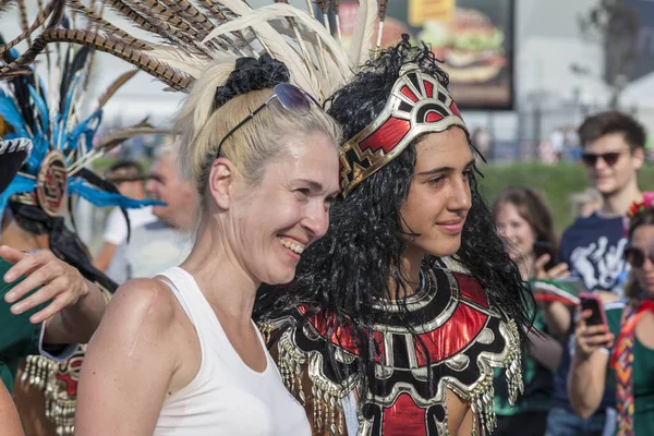 Rostov-On-Don, Rusya-23 Haziran 2018: FIFA Dünya Kupası 2018 ev sahibi şehir Rostov-on-Don yer Rostov Arena, Rusya, editoryal Meksika futbol hayranları 