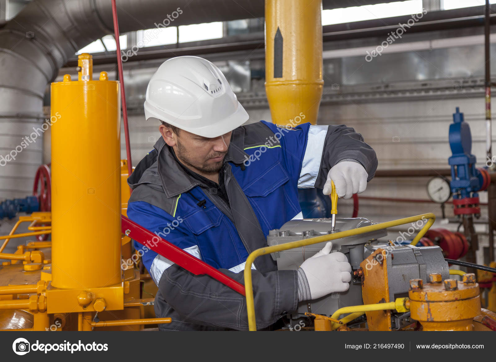 Mechanic Repairman Operator Production Gas Oil Gas Industry Gas