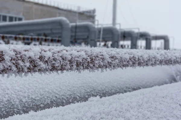 Petróleo Industria Del Gas Equipo Acondicionamiento Gas Armadura Válvula — Foto de Stock