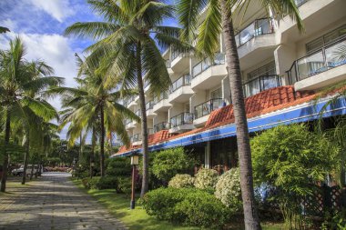 Çin, Hainan Adası, Dadonghai Bay - 1 Aralık 2018: Otel Güney Çin 4 *, otel Çin, Hainan Eyaleti, yazı işleri