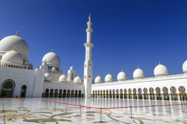 Abu Dhabi, United Arab Emirates- 12 April, 2017 : Sheikh Zayed Grand Mosque in Abu Dhabi.