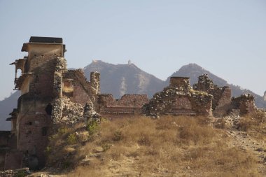 India.Jaipur, Rajasthan, 17 Mart 2014: kale-Saray Amber, 