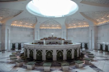 Abu Dhabi, Birleşik Arap Emirlikleri-12 Nisan, 2017: Şeyh Zayed G