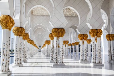 Abu Dhabi, Birleşik Arap Emirlikleri-12 Nisan, 2017: Şeyh Zayed G