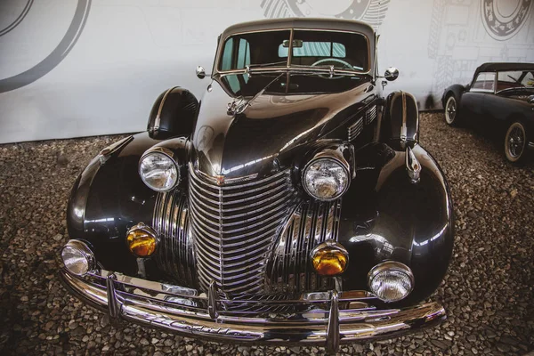 Ryssland Moskva April 2019 Museum Moscow Transport Classic Vintage Bil — Stockfoto