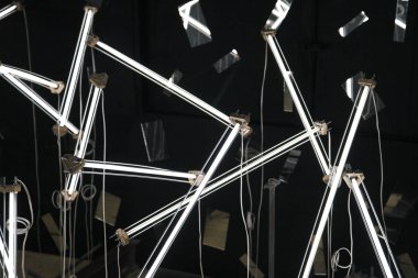 neon lambaların soyut arka plan