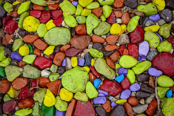 Fundo brilhante, pedras multi-coloridas — Fotografia de Stock