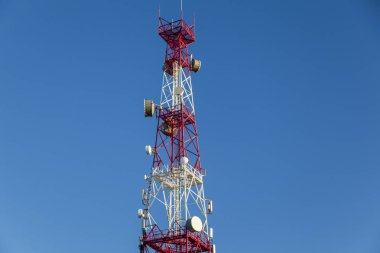 4g ve 5g Hücre sitesi, iletişim direği, uydu iletişimi