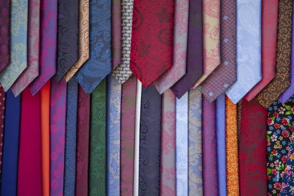 Old Quarter City Shopping Street Selection Men Ties — Stock Photo, Image