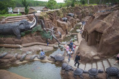 Vietnam Dalat şehirde Tünel Clay Park 