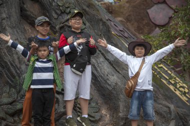 Vietnam Dalat şehirde Tünel Clay Park 