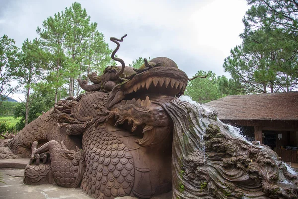 Tunnel Clay Park in Dalat city in Vietnam — Stock Photo, Image