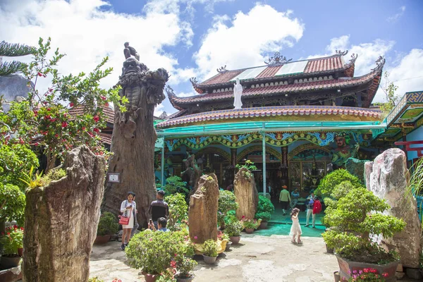 Lat Vietnam 2019 Linh Phuoc Pagoda Lat Vietnam Dalat Famous — Stock Photo, Image