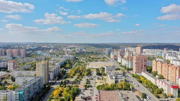 Rostov Don Russia October 2019 Rostov Don Aerial View 唐河畔罗斯托夫市全景 — 图库照片
