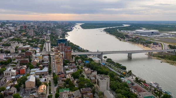 Oroszország Rosztov Don Május 2020 Panorámás Kilátás Központi Része Rosztov — Stock Fotó