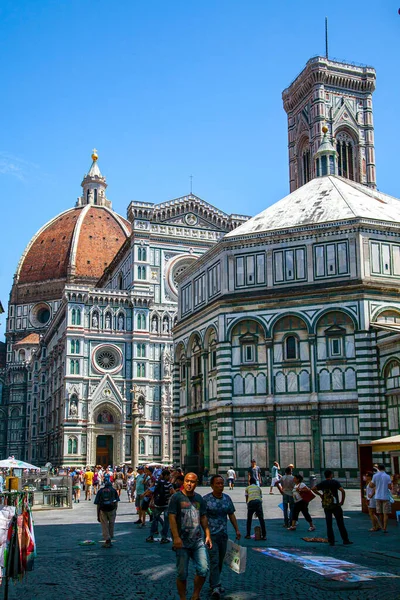 Florença Itália Julho 2019 Catedral Florença Piazza Del Duomo Florença — Fotografia de Stock