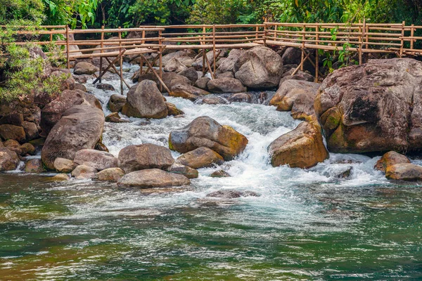 Kristallklares Blue Pools Bergwasser Phongn Nationalpark Kebang Sauberes Und Reines — Stockfoto