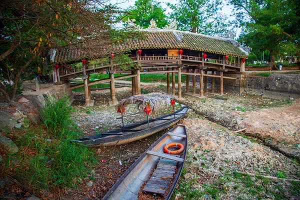 Hue Hue 2019 Puente Japonés Antiguo Hue Puente Cubierto Estilo — Foto de Stock