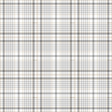 Pastel Gri, Tozlu Bej Ve Beyaz Renk Ekose Tartan Dikişsiz Desen Arka Plan.  