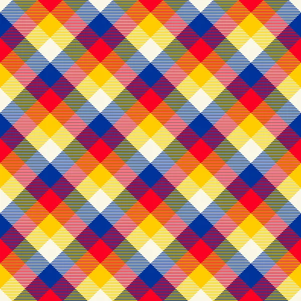 Tartan naadloze patroon achtergrond — Stockvector