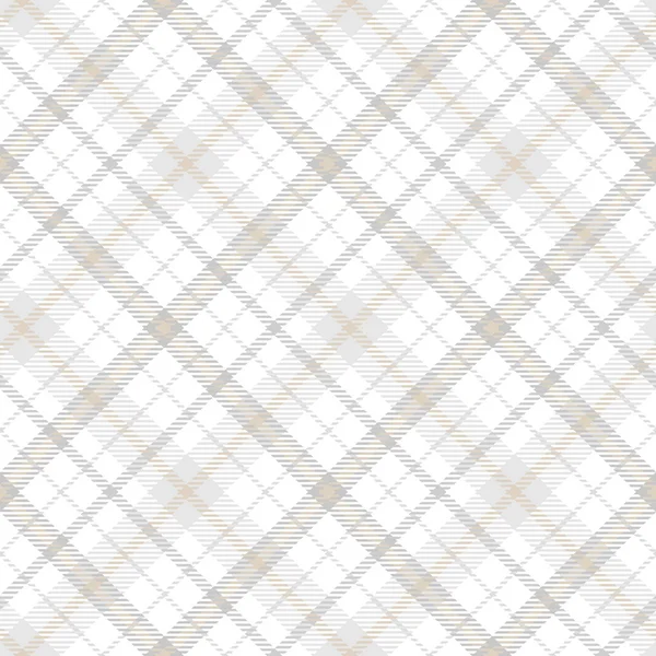 Tartan fond de motif sans couture en gris pastel, Dusty Beige et blanc à carreaux de couleur . — Image vectorielle