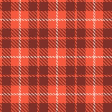 Yaşayan Mercan Tartan Dikişsiz Desen Arka Plan