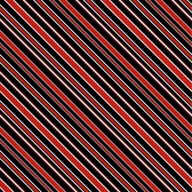Kırmızı, Siyah ve Beyaz Paralel Çizgilerle