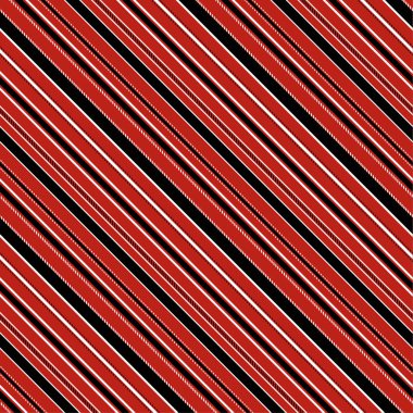 Kırmızı, Siyah ve Beyaz Paralel Çizgilerle