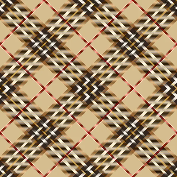 Tartan écossais à carreaux sans couture fond — Image vectorielle