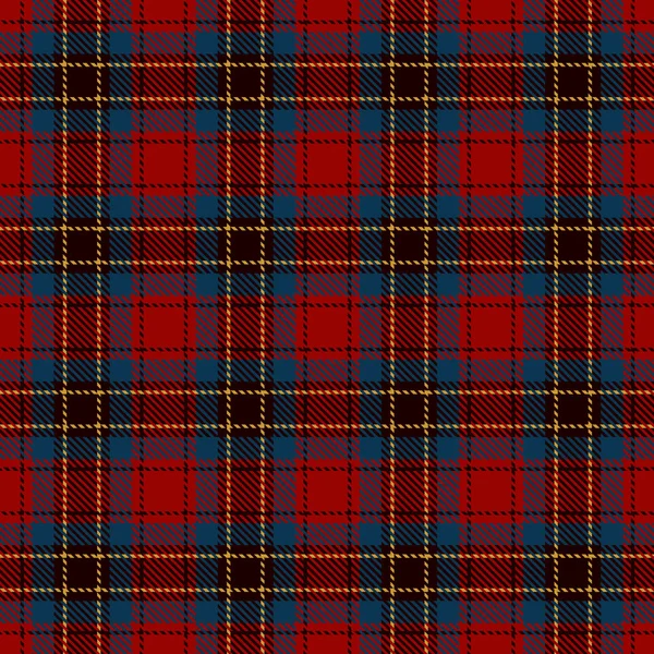 Tartan karierte schottische nahtlose Muster Hintergrund — Stockvektor