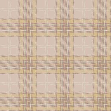 Pastel Bej, Tozlu Bej ve Gri Renk Ekose Tartan Dikişsiz Desen Arka Plan
