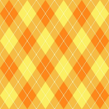 Argyle Sonbahar Dikişsiz Desen Ekose. 