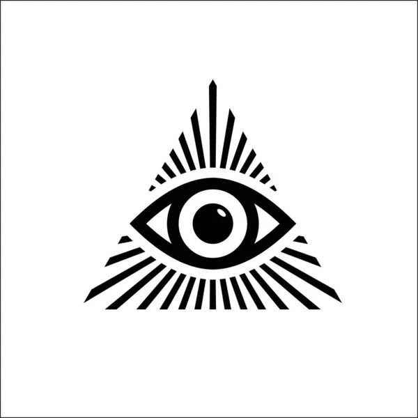 All Seeing Eye Symbol — Stock Vector