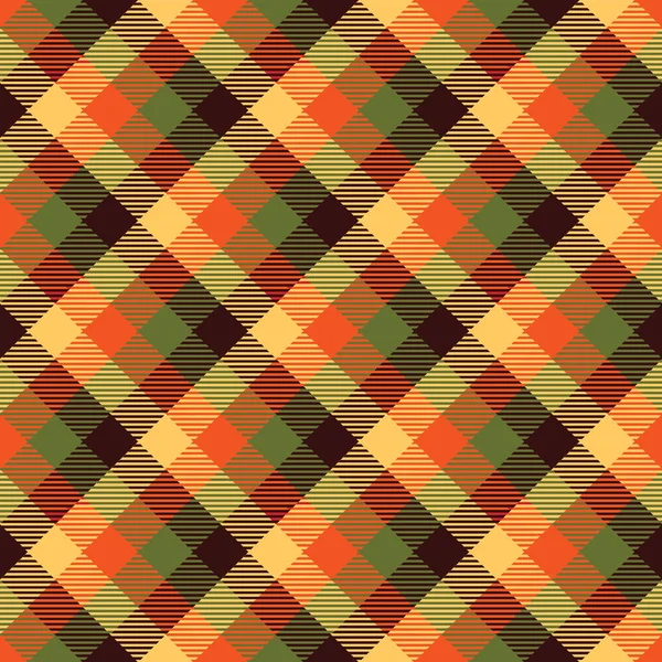 Tartan Sonbahar Dikişsiz Desen Ekose