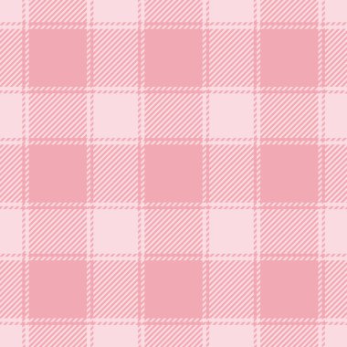 Pembe Tartan Ekoseli Ekoseli Şekiller. Trend Renkli Flannel Gömlekli Tartan desenleri. Duvar kağıtları için Moda Döşeme Vektörü ResmiComment.