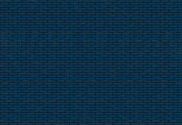 Синяя Текстура Стены Брика Бесшовная Векторная Иллюстрация — стоковый вектор